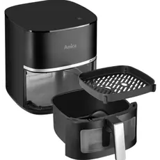 Air grinder Amica 1600W, bowl 5.2L, touch control, 10 auto. programs, plastic, black, 4 image