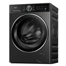 Washing Machine Midea MF210W100WB/T, 10 kg, 1400 rpm, Class A, 14 Programmes, Steam, BLDC Inverter, Titanium, 2 image