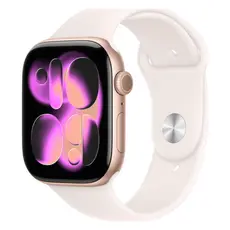 Smartwatch Apple Watch Series 11 GPS 46mm Rose Gold Aluminium Case With Light Blush SB MEV74 M/L