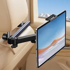 Tablet holder UGREEN LP904 (55443), Car Headrest Tablet Holder, Black/Grey, 2 image