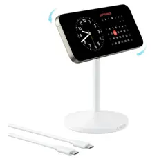 Anker MagGo Wireless Charger (Single Stand) - White, 2 image