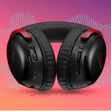 HyperX Cloud III S Wireless - Gaming Headset Black-Red, 3 image