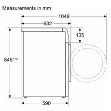 Bosch WAN28201ME washing machine, 3 image