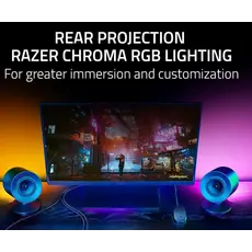 Razer Multimedia speaker Nommo V2 Pro 2.1, USB-A, RGB, black, 3 image