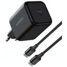 UGREEN X524 (65054) mobile charger, 45W, Type-C, GaN Fast Charger Set, Black, 3 image