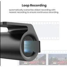 Video recorder Imou Dash Camera T800 Car Registrator, 2 image