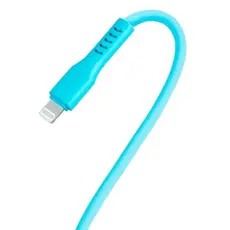 TTEC USB-C - LIGHTNING CHARGE/DATA CABLE, 120CM NEON BLUE, 3 image