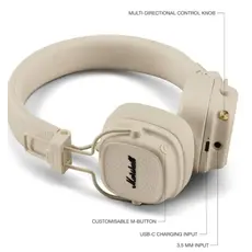 Headphones Marshall Major V White, 4 image