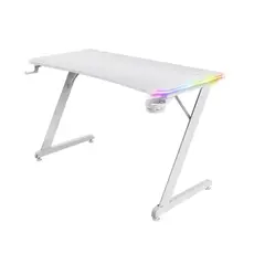 Gaming Desk Trust GXT709W LUMINUS RGB DESK WHITE/25328, 2 image