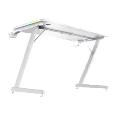 Gaming Desk Trust GXT709W LUMINUS RGB DESK WHITE/25328, 3 image