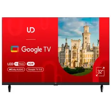 Television UDTV UD 32GHC5210 Google TV 16:9 1366x768 178*/178* 250cd/m2 BT5.0 DVB-T/T2/C/S/S2, Cl+ HDMIx2 USB2.0 2x8W VESA 200x200