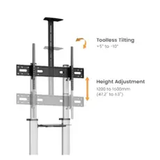 Vertex VX-TV-ST02 TV Stand 60"-100", 5 image
