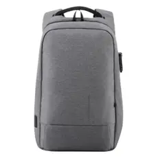 Kingsons Anti Theft Commuter Backpack With USB Charger 15.6" Grey - KS3149W-D