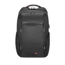 Kingsons Big Capacity Business Backpack With USB Charger 15.6" Black - KS3140W