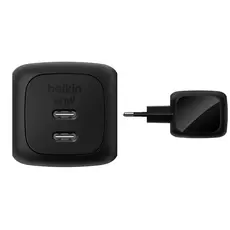 Adapter BELKIN 50w Dual USB-C PD Wall Charger with PPS, Black, 3 image
