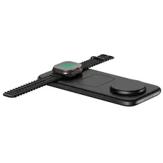Portable charger SATECHI Qi2 Trio Wireless Charging Pad - with Type A, C, G plugs, 2 image