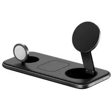 Portable charger SATECHI Qi2 Trio Wireless Charging Pad - with Type A, C, G plugs, 3 image