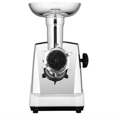 Meat grinder ARDESTO, 1750W, 2kg/min, 3 cutting plates, sausage nozzle, 4 vegetable slicers, plastic, white-silver, 2 image