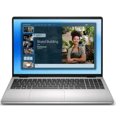 Notebook Dell 16 DC16251/Core 7-150U/16GB/512GB SSD/Intel Graphics/FgrPr/WLAN + BT/16" FHD+/Backlit ENG Kb/Silver/4 Cell/65W