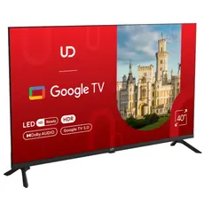 TV UDTV UD 40GFC5210 Google TV 16:9 FHD 9.5ms 178*/178* 200cd/m2 BT5.1 DVB-T/T2/C/S/S2 WiFi RJ45, Cl+ HDMIx2 USB2.0x2 2x8W, 2 image