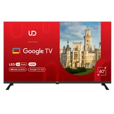 TV UDTV UD 40GFC5210 Google TV 16:9 FHD 9.5ms 178*/178* 200cd/m2 BT5.1 DVB-T/T2/C/S/S2 WiFi RJ45, Cl+ HDMIx2 USB2.0x2 2x8W