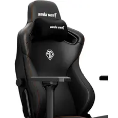 Game chair AndaSeat Chair Kaiser 3, PVC leather, 4D armrests, black, 5 image