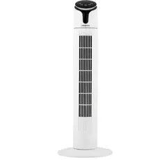 ARDESTO Column fan, 90cm, 50W, remote control, display, black and white, 2 image