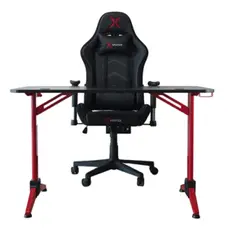 Gaming Chair Vertex Illidan RGB Black PU, 6 image