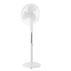Ardesto FN-R1608RW fan with remote control, round support, white, 3 image