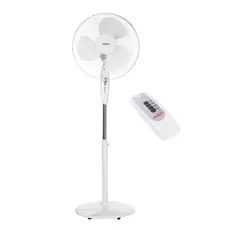 Ardesto FN-R1608RW fan with remote control, round support, white