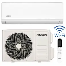 Air conditioner ARDESTO CoolSmart 70m2 inverter 24000BTU 7.0kW A/A -15°С Wi-Fi R32 white, 10 image