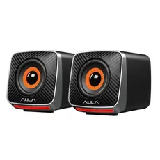 Speaker AULA A200 2.0 Multi-Colour Gaming Speaker 6W Black