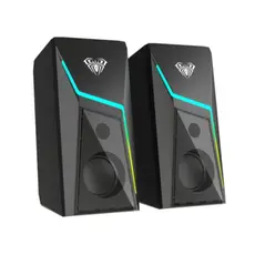 Dynamic AULA N-521 2.0 Wired RGB Gaming Speakers 6W Black, 3 image