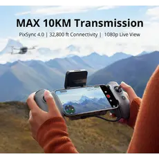 Drone Potensic ATOM 2 Screen Remote (Fly More Combo) AI Tracking Grey, 7 image