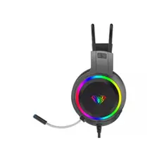 Headphones AULA S608 RGB Wired Gaming Headset With Adjustable Mic Black, 2 image