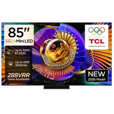 TCL 85C7L 4K Google TV; Airplay2; 144Hz SQD- MINI LED 2026