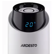 ARDESTO fan, 110cm, 50W, remote control, display, black and white, 3 image