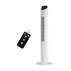 ARDESTO fan, 110cm, 50W, remote control, display, black and white
