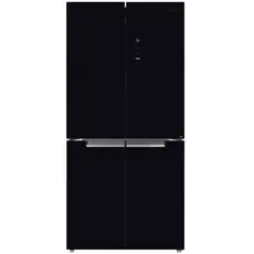 Refrigerator ARDESTO multi-door, 177.5x86x75, 4 doors, A++, NF, fresh zone, black (glass)