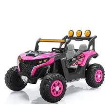 Child's electric car with iron shock absorbers XHD-RX-PINK