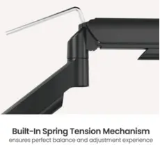 Vertex VX-2MA-24EB Mechanical Spring Monitor Arm 17"-32", 4 image