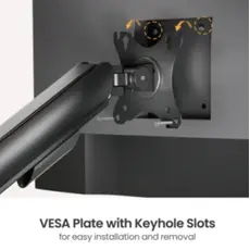 Vertex VX-2MA-24EB Mechanical Spring Monitor Arm 17"-32", 5 image