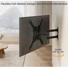 Vertex VX-TV-FM2365 Full-Motion TV Wall Mount 23"-65", 5 image