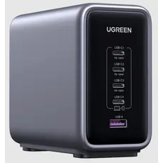 Mobile charger UGREEN CD333 (90903B) Nexode, 300W, Type-C, USB, 5-Port PD GaN Fast Charger, Grey