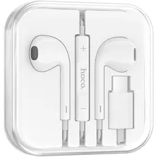 Earphone Hoco M101 Crystal joy Type-C wire-controlled digital earphones with microphone White, 4 image