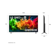 TV LG 55QNED80B6B.AMCN QNED evo AI QNED85 Mini LED 4K Smart TV 2026, 4 image