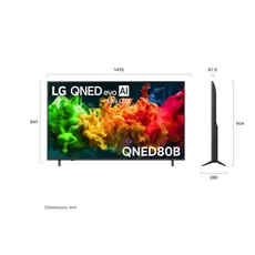 LG 65QNED80B6B.AMCN TV. QNED evo AI QNED85 Mini LED 4K Smart TV 2026, 4 image