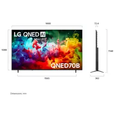 TV LG 85QNED70B6A.AMCN QNED AI QNED70 Mini LED 4K Smart TV 2026, 2 image