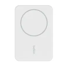 Portable Charger Belkin Magnetic Wireless Power Bank 5000mAh With Stand BPD004BTWT, 3 image