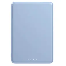 Portable Charger Xiaomi Super Slim Magnetic Power Bank 5000mAh Blue, 2 image